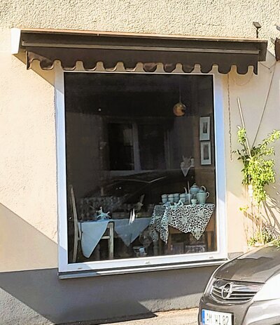 Ist-noch-gut-Station Schaufenster Schaufenster der Ist-noch-gut-Station