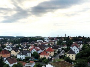 Blick vom Förderturm auf Sulzbach