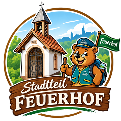 Stadtteil Feuerhof mit Kapelle St. Barbara